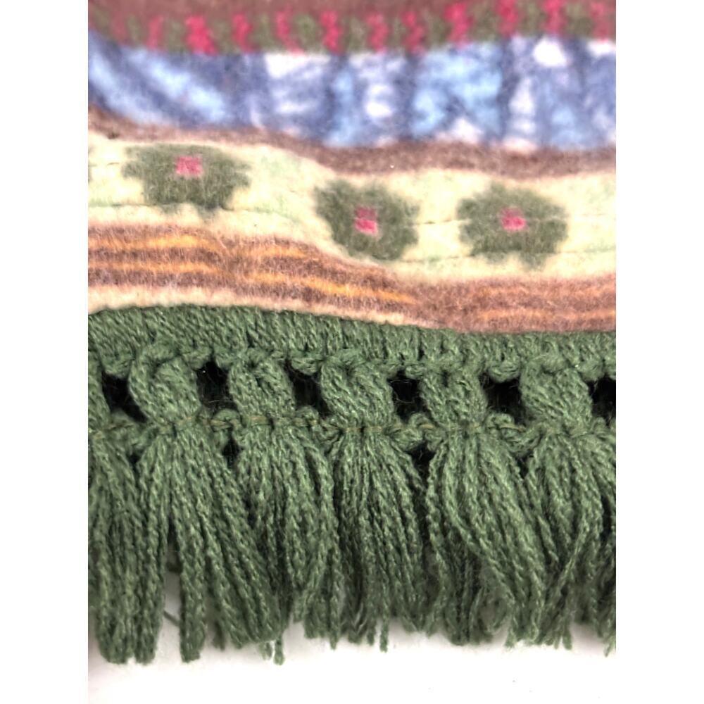 Vintage Southwestern Vest Womens USA Made Button Up Aero 1990s Small Fringe - Picture 4 of 10